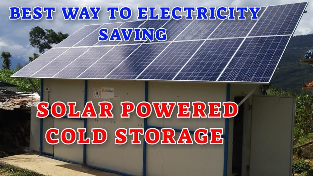 solar cold storage