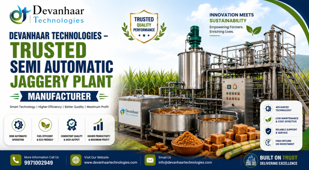 Trusted Semi Automatic Jaggery Plant
