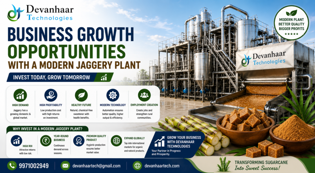 Business Growth Opportunities with a Modern Jaggery Plant