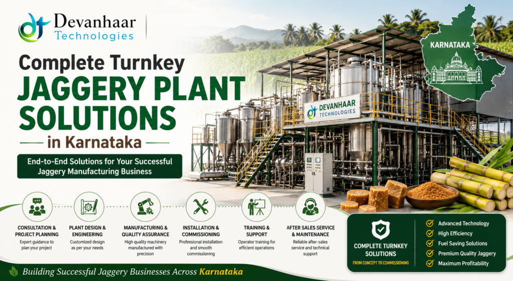 Complete Turnkey Jaggery Plant Solutions in Karnataka