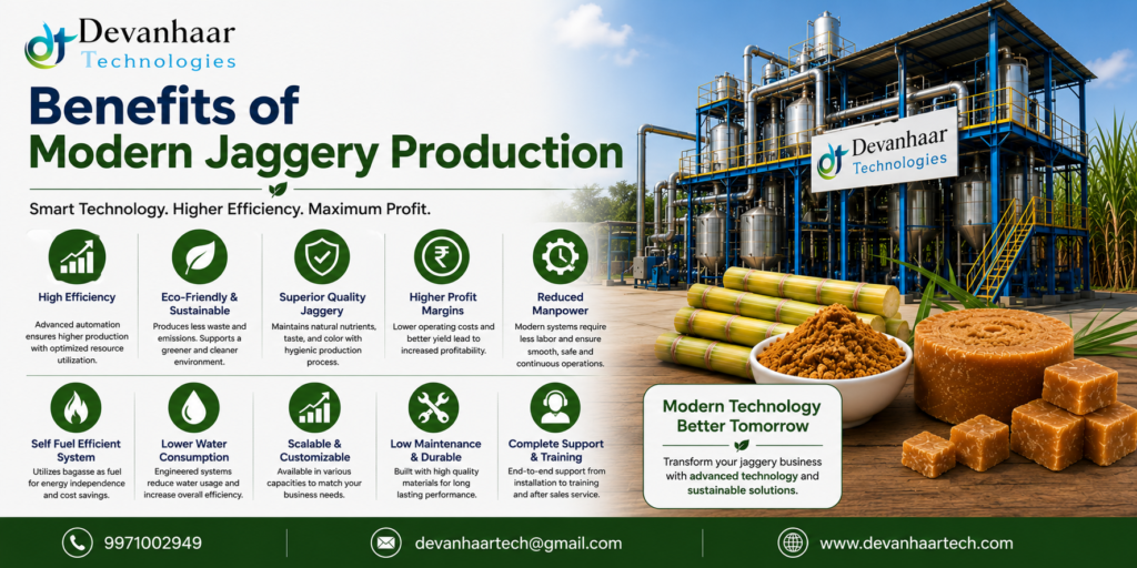 Benefits of Modern Jaggery Production Benefits of Modern Jaggery Production