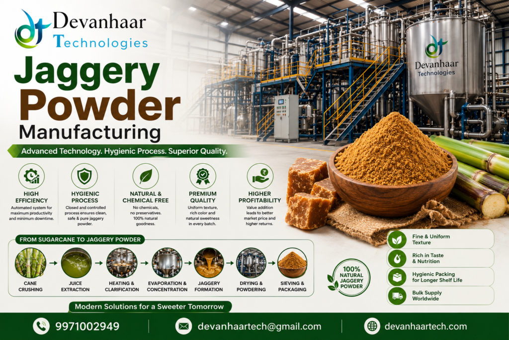 Jaggery Powder Manufacturing Jaggery Powder Manufacturing