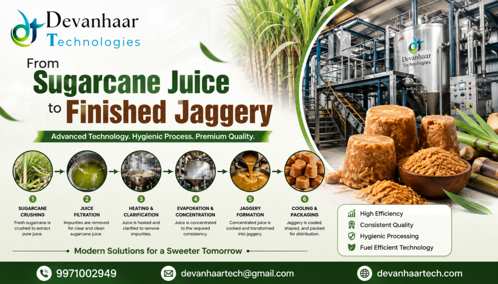 From Sugarcane Juice to Finished Jaggery From Sugarcane Juice to Finished Jaggery
