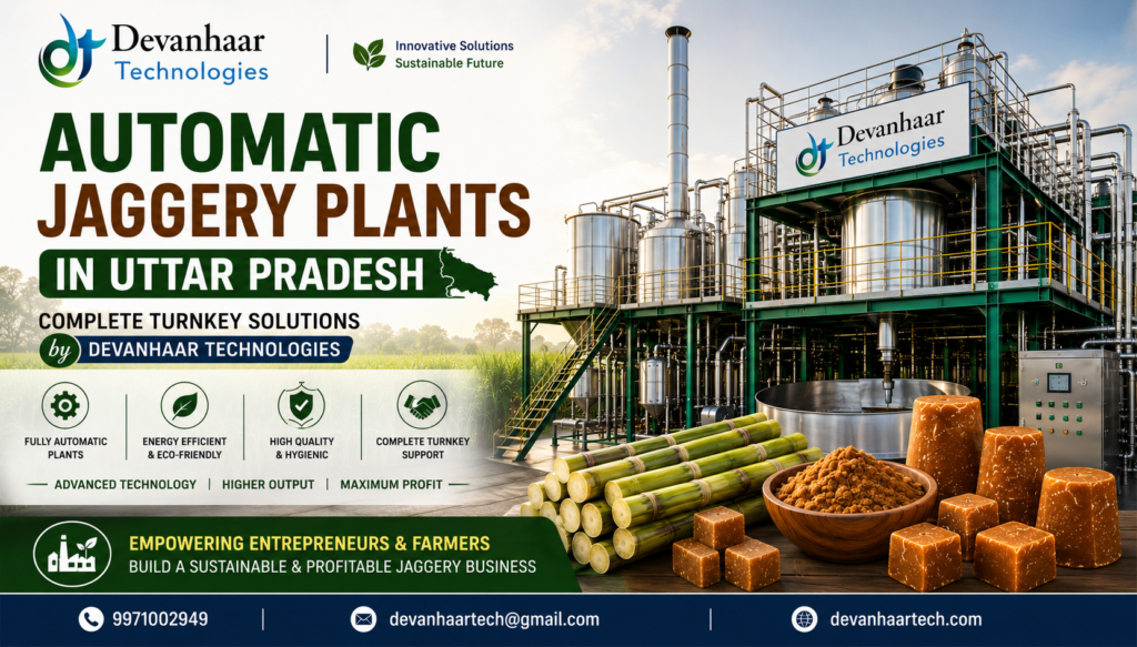 Automatic Jaggery Plants in Uttar Pradesh – Complete Turnkey Solutions by Devanhaar Technologies