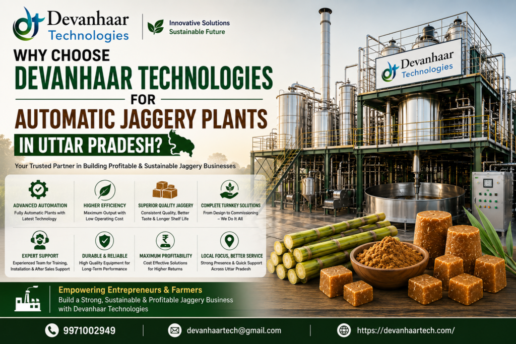 Why Choose Devanhaar Technologies for Automatic Jaggery Plants in Uttar Pardesh?