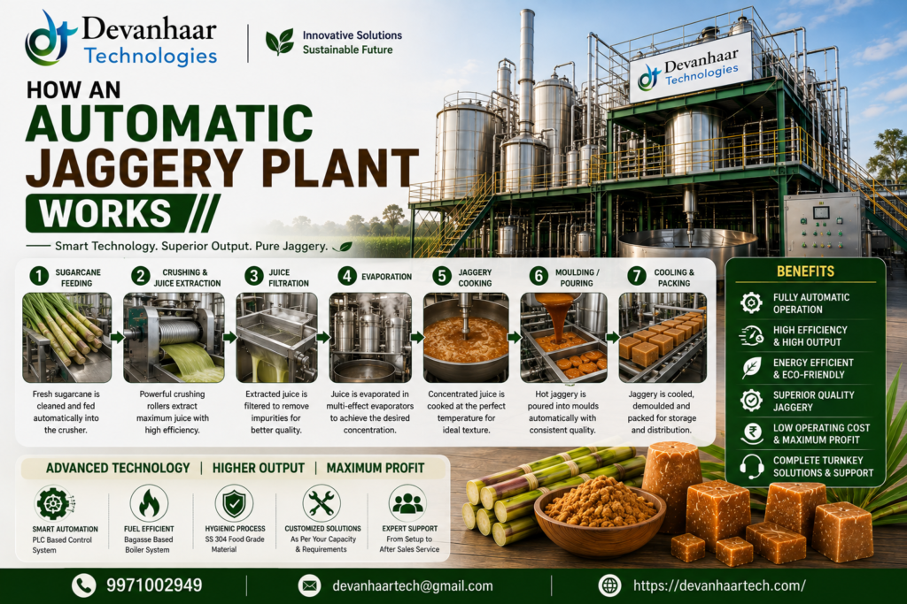 How an Automatic Jaggery Plant Works