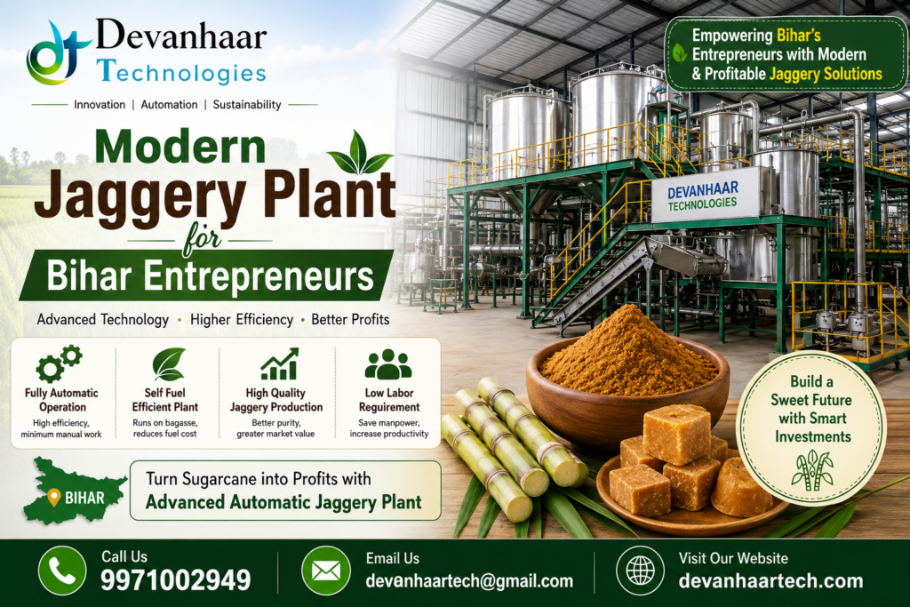 Modern Jaggery Plant for Bihar Entrepreneurs Modern Jaggery Plant for Bihar Entrepreneurs