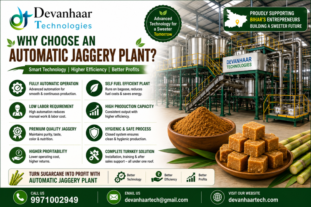Why Choose an Automatic Jaggery Plant? Why Choose an Automatic Jaggery Plant?