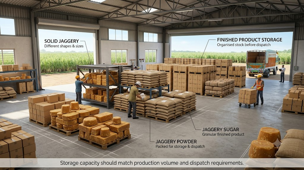 land requirements for jaggery plant